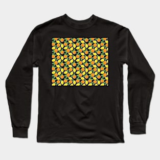 Citrus Pattern - Lemons and Oranges Long Sleeve T-Shirt